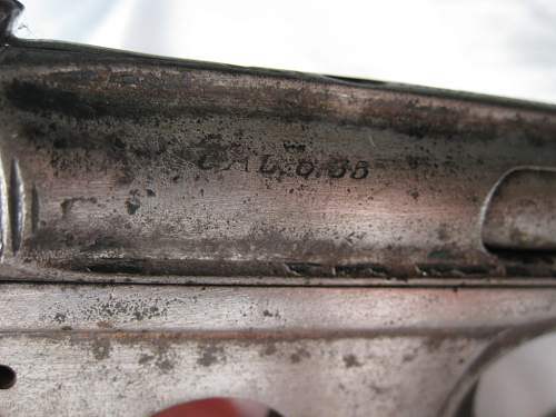 J.P Sauer &amp; Sohn, suhl Cal. 6.35 pistol found.