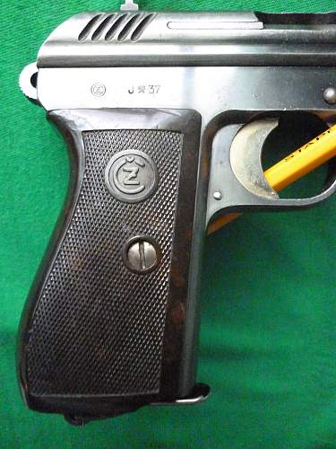 Czechoslovakian issued vz.24 pistol and holster