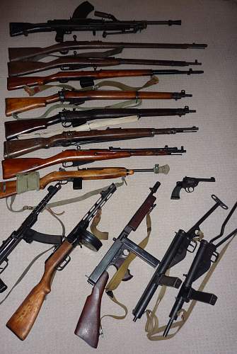 My WW2 deact gun collection