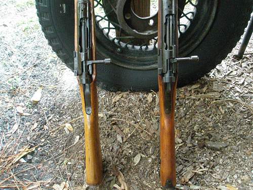 Two Japanese Arisaka Type 99 Rifles