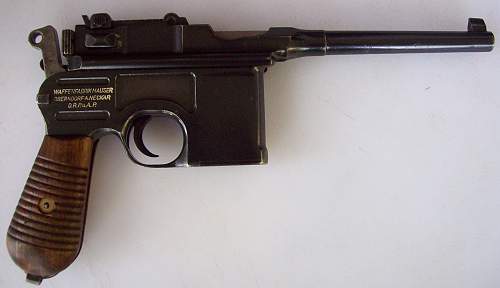 1930 'Late&quot; Mauser 'Broomhandle' Nazi Contract