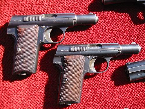 Soviet 1941 Nagant &amp; Tokarev pistols