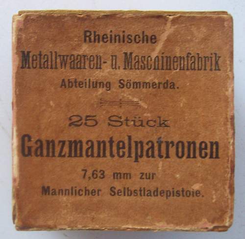 Mannlicher Pistol Model of 1905