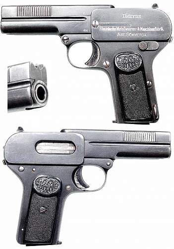 Dreyse 6.35mm Pistol