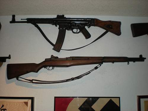 How do you hang your rifles?