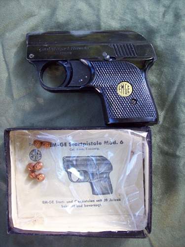 Webley .22 Blank Pistol