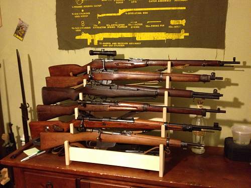 My New WWII Main Battle Rifle Display