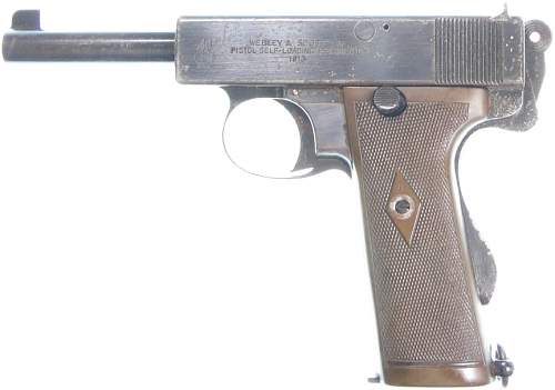 Webley Scott .455 1913 MKI N Navy Automatic Pistol