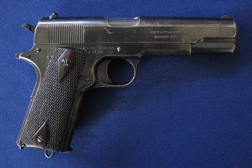 1917 British Contract .455 Colt Government Model Pistol