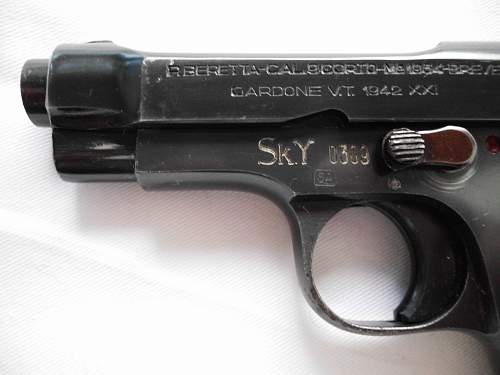 Finnish Marked Beretta M34 Pistol