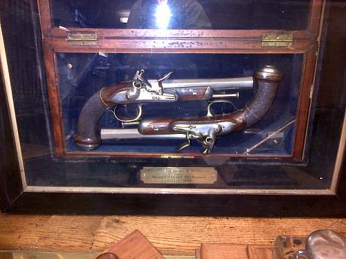 Pair of Napoleon's flintlock pistols