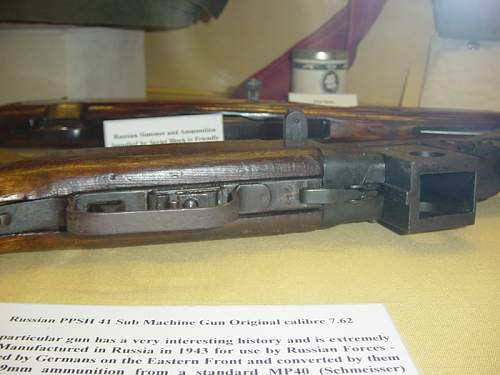 Ultra rare PPSh41: German 9mm conversion