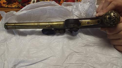 1700s British Flintlock Pistol