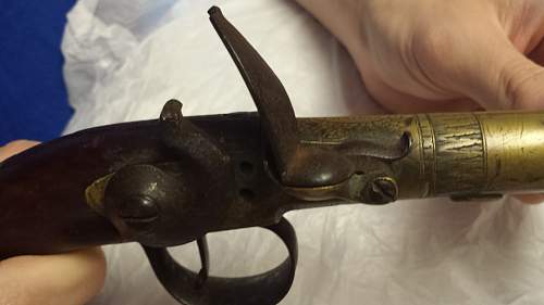 1700s British Flintlock Pistol