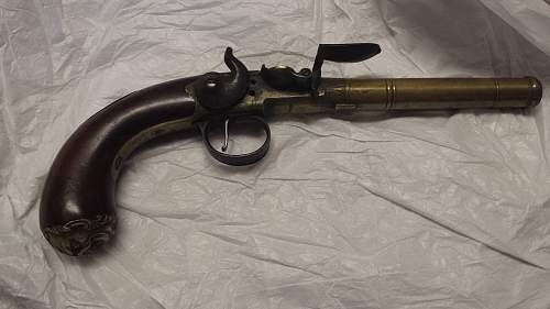 1700s British Flintlock Pistol