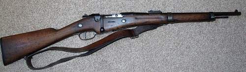 Mannlicher Berthier model 1892 carbine