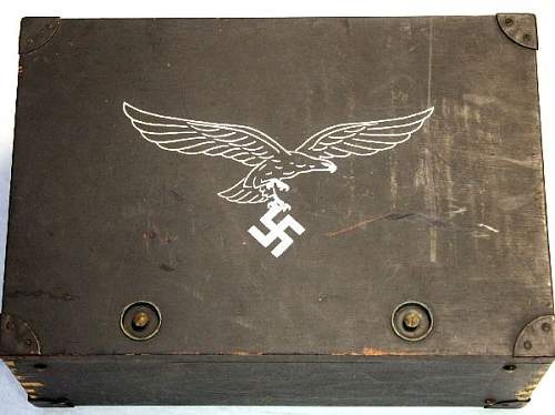 field police, ss, gestapo luger/P38 equipment/transport case