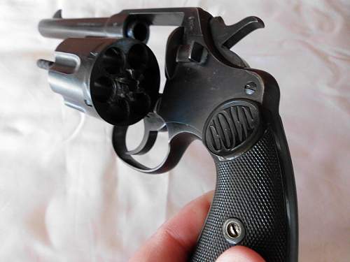 Colt New Service Revolver in .455 cal