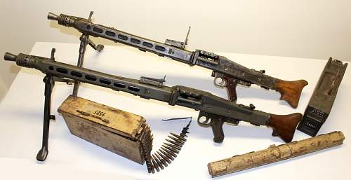 Machine guns collection.