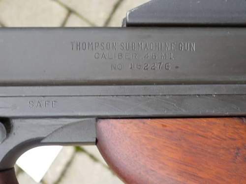 Thompson serial number help.