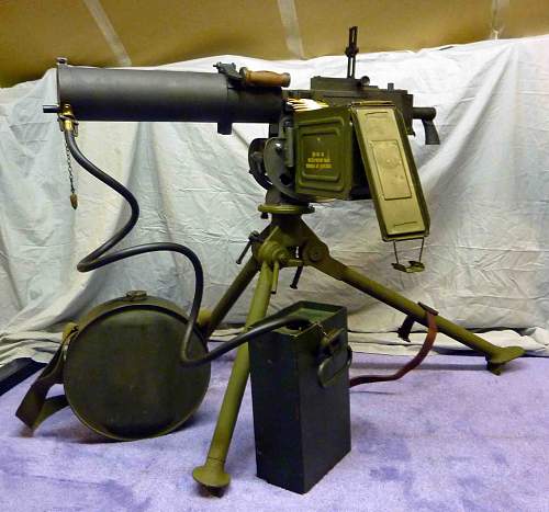 M1917A1 water cooled Browning machine gun