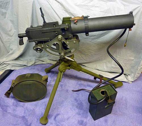 M1917A1 water cooled Browning machine gun