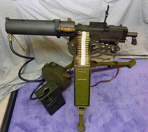 M1917A1 water cooled Browning machine gun