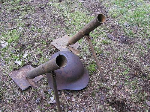 Soviet scarse mortar-entrenching tool 37 mm-recovered