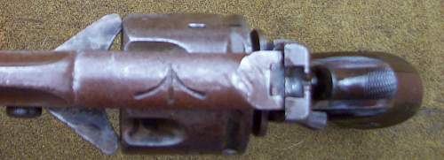 A well used 'OLD Warrior' Webley Mk1