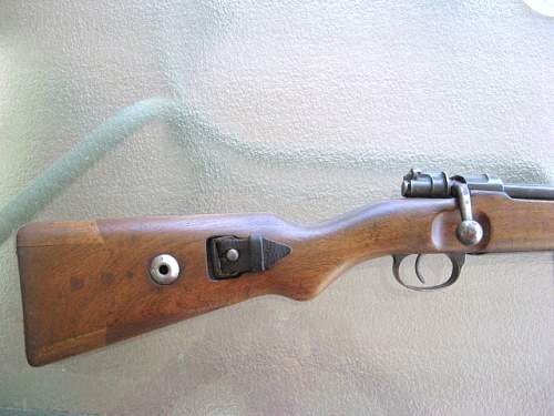 K.98 rifle from Jersey Channel Islands.