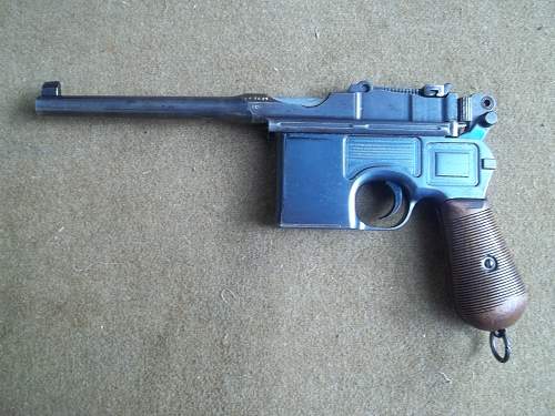 Mauser 1896/12 imperial german proofed