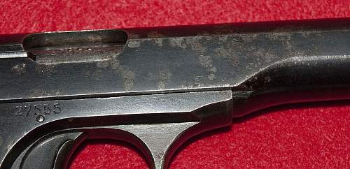 Interesting Browning (FN) 1922 Vet Bring-Back 7.65mm Pistol