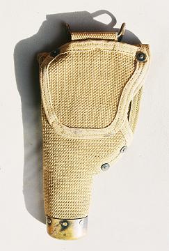 Two rather decent holsters for the M1911A1 pistol.
