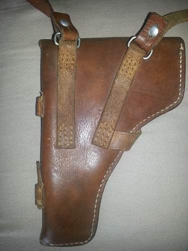 Chinese Pistol holster and extra 2 mag holders.