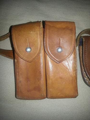 Chinese Pistol holster and extra 2 mag holders.