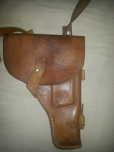 Chinese Pistol holster and extra 2 mag holders.