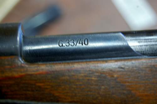 G.33/40 Rifles issued to who?