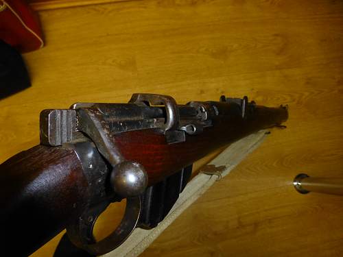 Enfield SMLE 3 1913 with magazine cut offfor Christmas