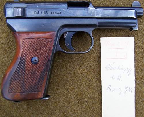 Mauser 1934 Police Issue