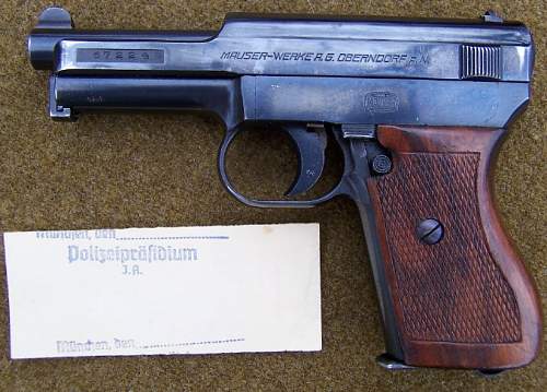 Mauser 1934 Police Issue