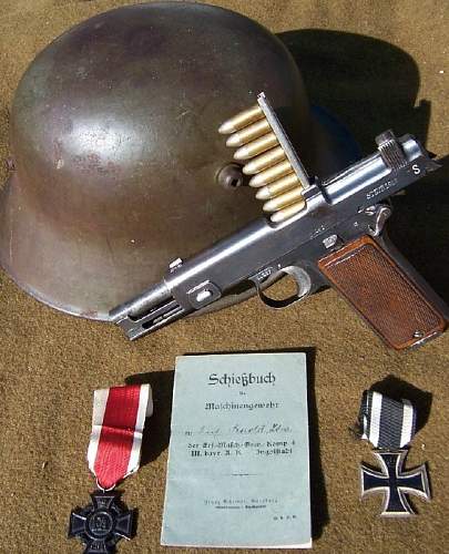 1918 Bavarian Contract Steyr Hahn Pistol
