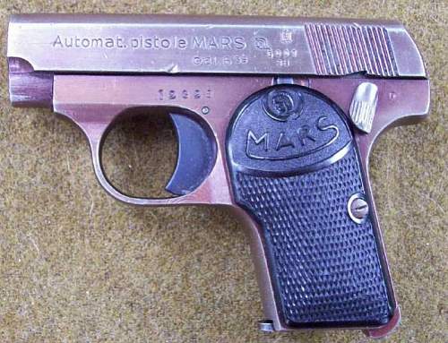 Czech 'MARS' 6.35mm Pistol