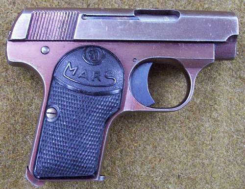 Czech 'MARS' 6.35mm Pistol