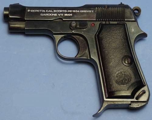 Beretta Model 1934 Serial &quot;AA&quot; Suffix Nazi Contract
