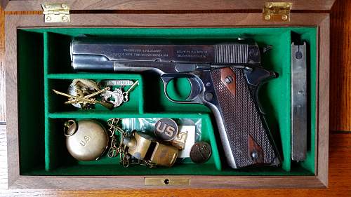 One of my favorites, 1912 Colt US Army 1911