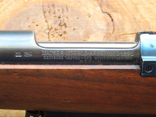 7mm Mauser Short Rifle M95 Loewe Production For Chile