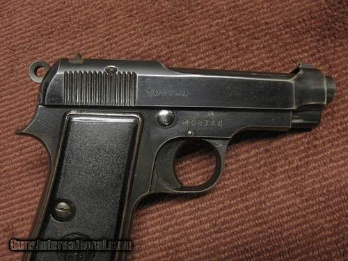 2nd Beretta Model 1934 Serial &quot;AA&quot; Suffix Nazi Contract added