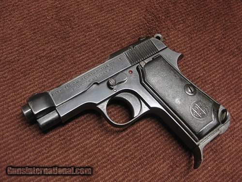 2nd Beretta Model 1934 Serial &quot;AA&quot; Suffix Nazi Contract added