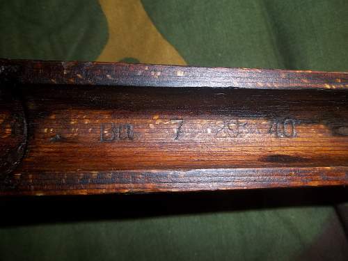 WWII 98k gunstock