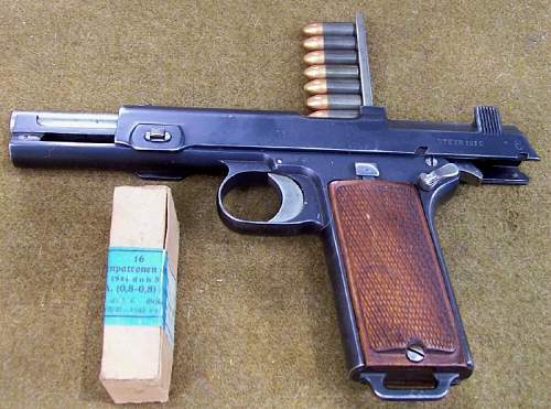 Steyr Hahn Pistol Nazi Police issue...